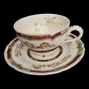 Royal Petal Grindley Marlborough Teacup Saucer England Floral